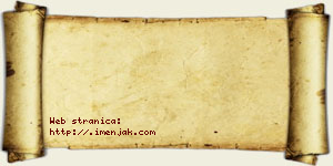 Boris Sando vizit kartica